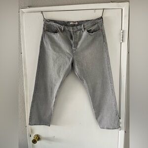 Levi's Gray Straight Leg Jeans